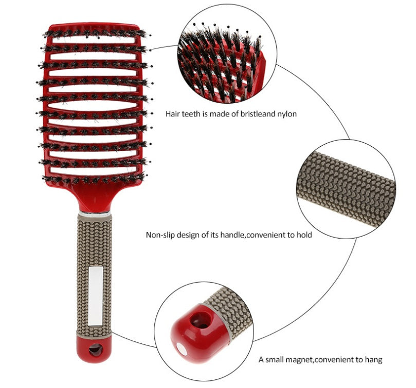 Hairbrush Anti Klit Brushy Haarborstel Women Detangler Hair Brush Bris