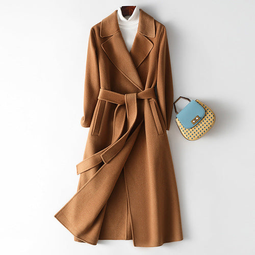 Autumn & Winter Temperament Wool Coat for Women – Elegant &