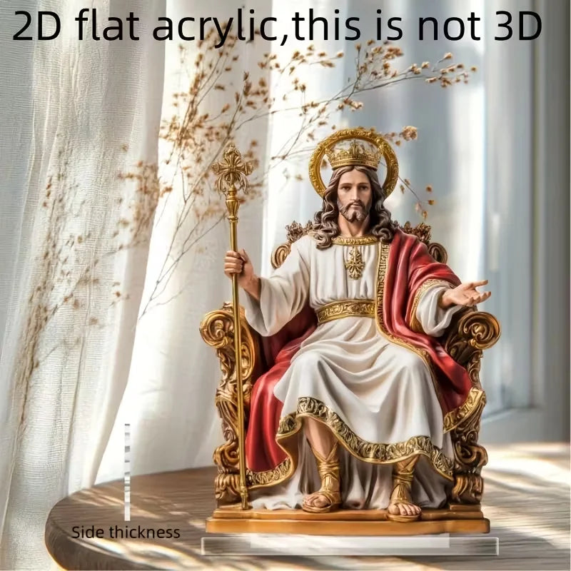 Jesus Scene Decoration Newborn Home Desktop Decoration Ornament