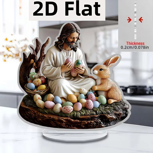 Jesus Scene Decoration Newborn Home Desktop Decoration Ornament