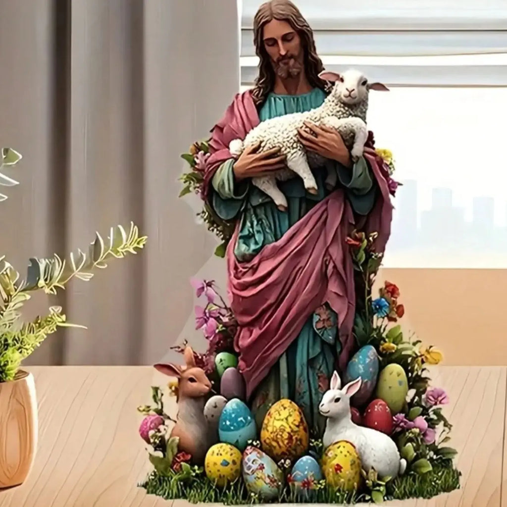 Jesus Scene Decoration Newborn Home Desktop Decoration Ornament
