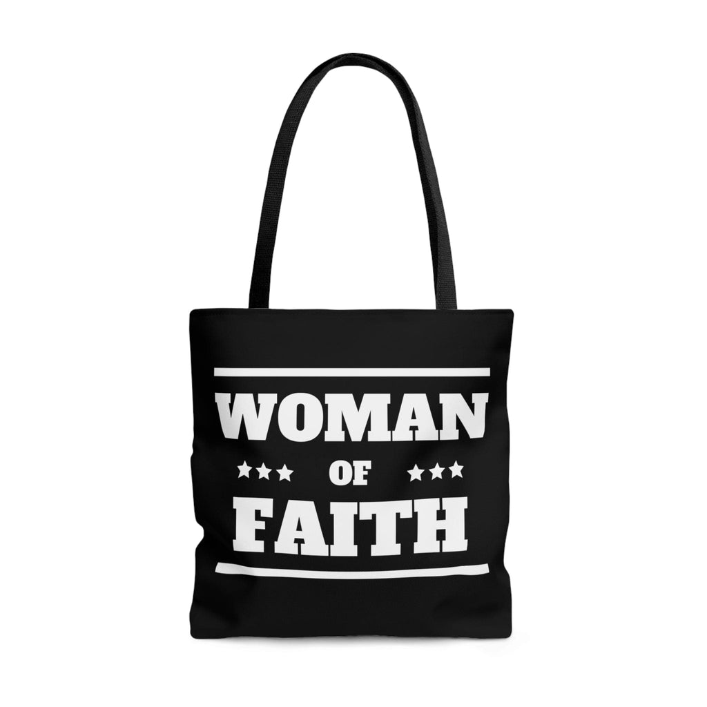 Large Tote Bag Woman of Faith Christian Inspiration Biblical