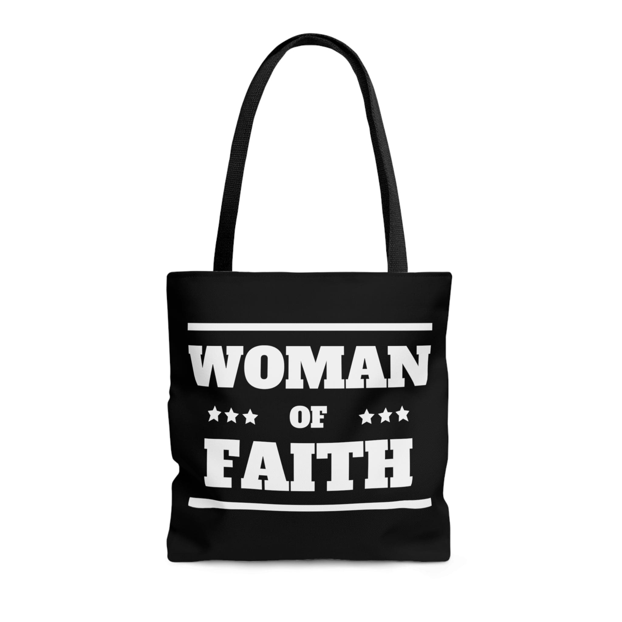 Large Tote Bag Woman of Faith Christian Inspiration Biblical