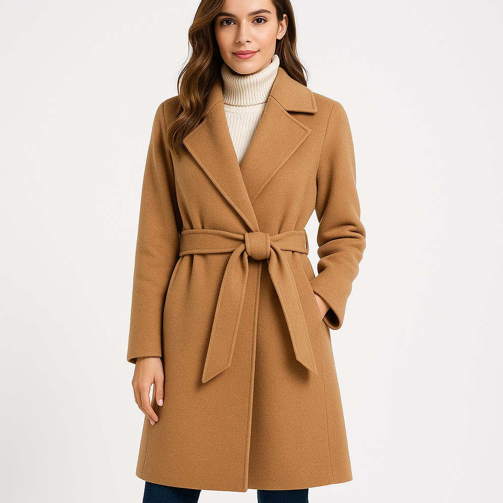 Autumn & Winter Temperament Wool Coat for Women – Elegant &