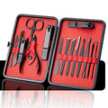 Manicure Set Stainless Pedicure Care Tools Nail Scissors Kit Black