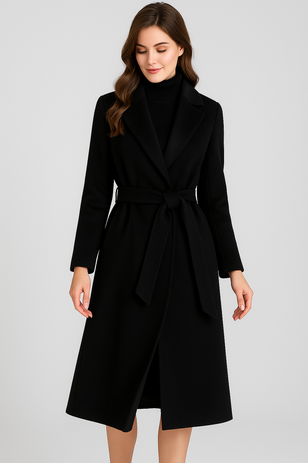 Autumn & Winter Temperament Wool Coat for Women – Elegant &