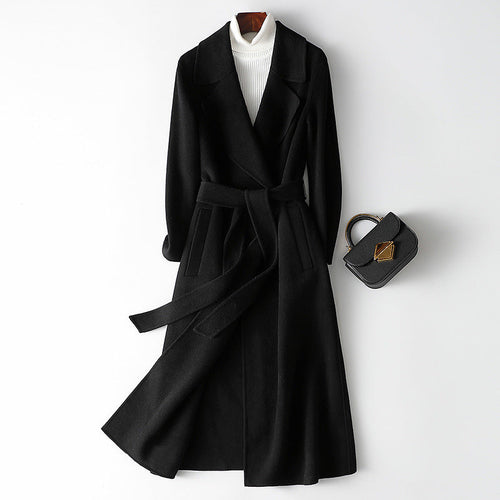 Autumn & Winter Temperament Wool Coat for Women – Elegant &